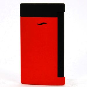 ACCENDINO SLIM 7 NERO OPACO E ROSSO