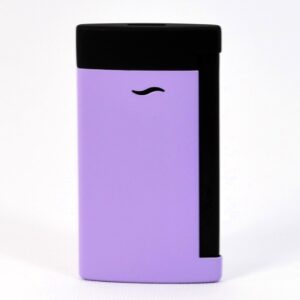 ACCENDINO SLIM 7 NERO OPACO E LILLA